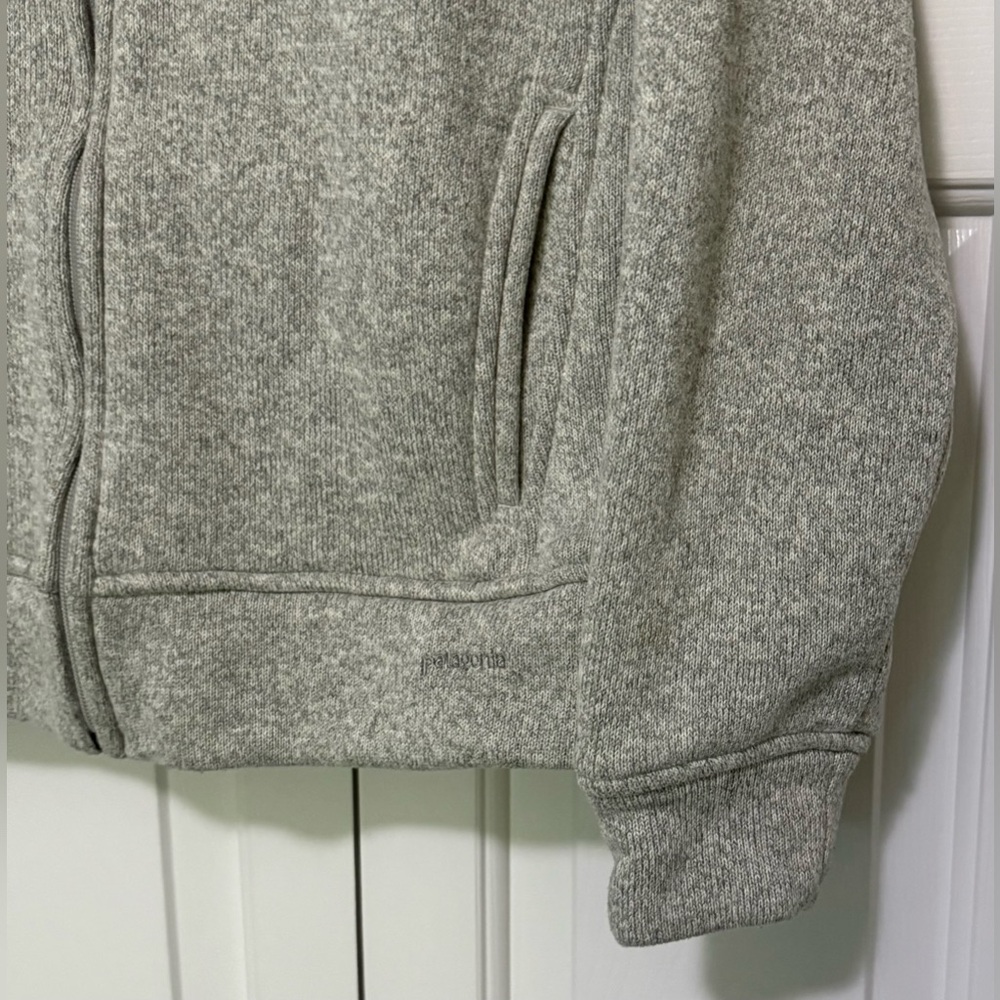 Patagonia Womens Small Gray Better Sweater Zip Up Jacket Cool Design - Picture 3 of 5